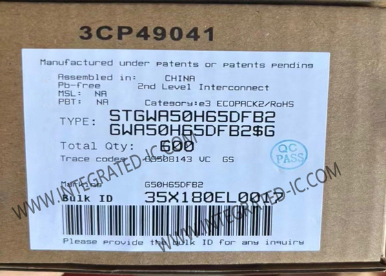 Integrated Circuit Chip STGWA50H65DFB2 Trench Gate Field Stop High Speed HB2 IGBT