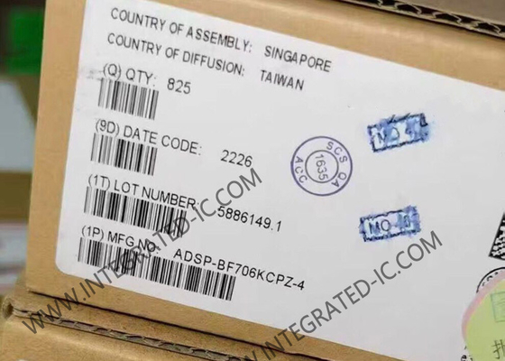 Microcontroller MCU ADSP-BF706KCPZ-4 400MHz Blackfin Embedded Processor LFCSP-88