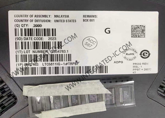LTC6811IG-1 Integrated Circuit Chip Multicell Battery Monitor With Daisy Chain Interface