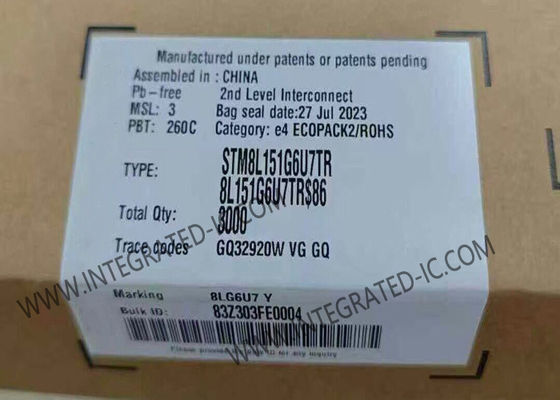 STM8L151G6U7TR Microcontroller MCU 8-Bit 16MHz STM8L EnergyLite Microcontroller IC 28-UFQFPN