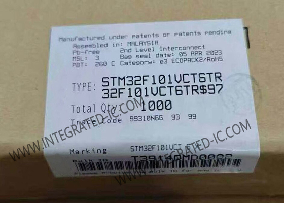 STM32F101VCT6TR Microcontroller MCU 32-Bit 36MHz ARM Cortex-M3 STM32F1 Microcontroller 100-LQFP