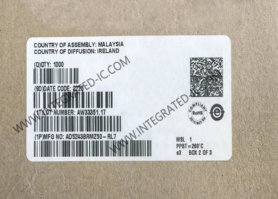 AD5243BRMZ50 Integrated Circuit Chip Dual 256-Position I2C-Compatible Digital Potentiometers