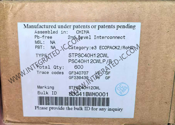 STPSC40H12CWL Integrated Circuit Chip Diode Array 1 Pair Common Cathode Silicon Carbide Schottky