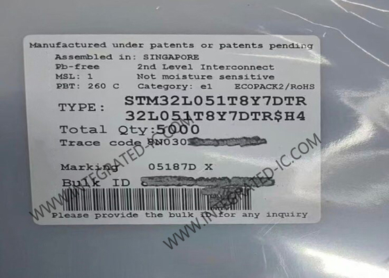 STM32L051T8Y7DTR Microcontroller MCU 32-Bit 32MHz ARM Cortex-M0+ STM32L0 Microcontroller