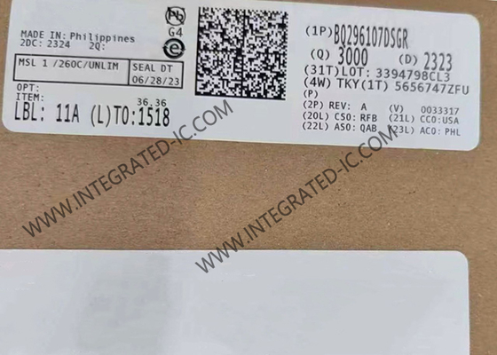 BQ296107DSGR Integrated Circuit Chip Overvoltage Protector With LDO Output