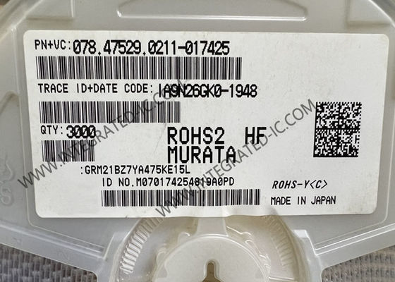 GRM21BZ7YA475KE15L Integrated Circuit Chip 4.7µF Chip Multilayer Ceramic Capacitors