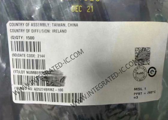AD5274BRMZ-100 Integrated Circuit Chip Digital Potentiometers 256-Position DigiPOT