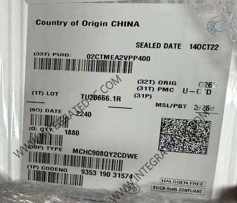 MCHC908QY2CDWE Microcontroller MCU High-Performance 8-Bit 8MHz HC08 Microcontroller SOIC-16