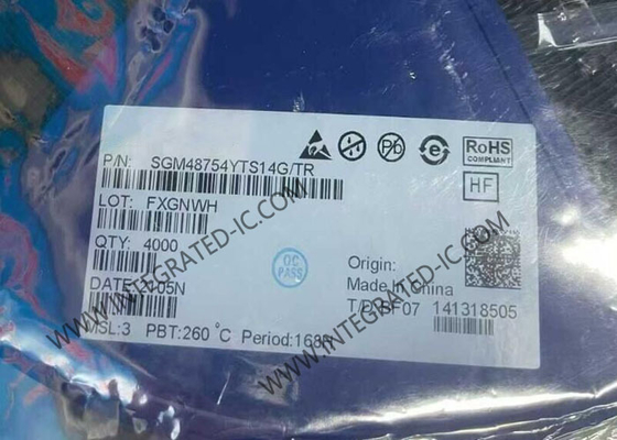 SGM48754YTS14G 	Integrated Circuit Chip Quad SPST CMOS Analog Switch TSSOP14