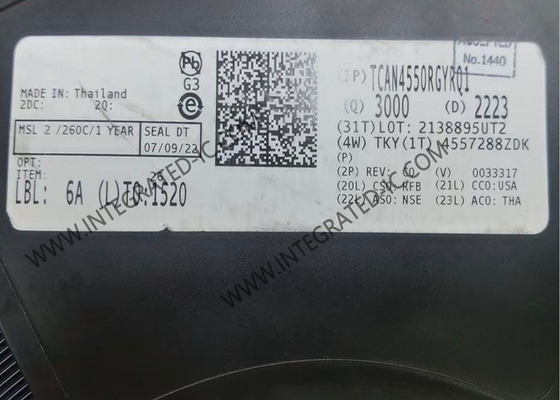 TCAN4550RGYRQ1 Integrated Circuit Chip Automotive Integrated CAN Transceiver