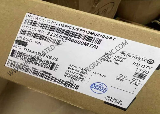 DSPIC33EP512MU810-I/PT Microcontroller MCU dsPIC Digital Signal Controller TQFP-100 16-Bit DSC