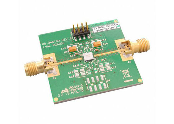 EV1HMC863ALC4 Embedded Solutions 24GHz To 29.5GHz HMC863ALC4 Amplifier Evaluation Board