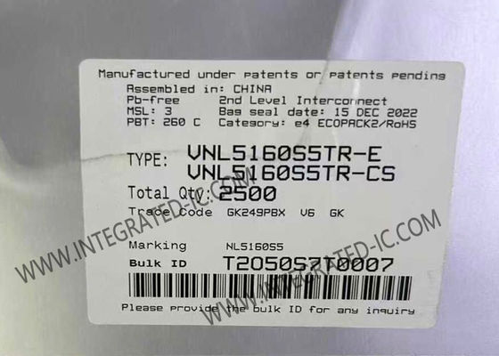 VNL5160S5TR Integrated Circuit Chip N-Channel 3.5A Low-Side Driver with 36V Max Fully Protected