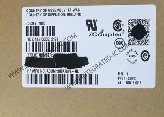 ADUM1300ARWZ Integrated Circuit Chip Digital Isolator with 2500Vrms Isolation Triple Channel and 1 Mb/s Data Rate in SOIC16 Package
