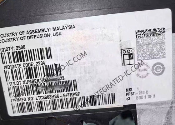 LTC3803HS6-5 Integrated Circuit Chip Flyback Controller with 200kHz Frequency 4V to 8.1V Supply Voltage and -40°C to 150°C Operating Temperature