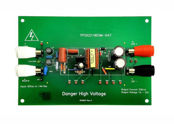 TPS92210EVM-647 Embedded Solutions Natural PFC LED Lighting Driver Controller Evaluation Module