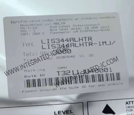 LIS344ALHTR Low Power 3-Axis Linear Capacitive Accelerometer Sensor IC with Analog Output