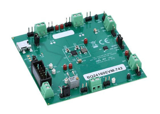 BQ24160EVM-742 Embedded Solutions BQ24160 Li-Ion Battery Charger Evaluation Module
