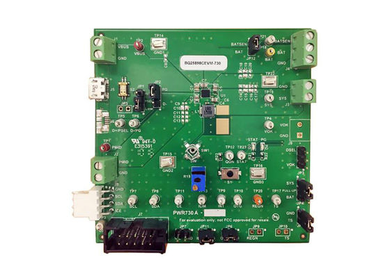 BQ25898CEVM-730 Embedded Solutions BQ25898C Buck Battery Charger Evaluation Module