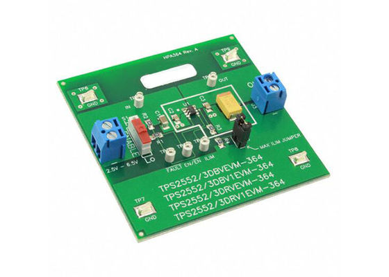 TPS2553DBV1EVM-364 Embedded Solutions Power Distribution Switch Evaluation Board