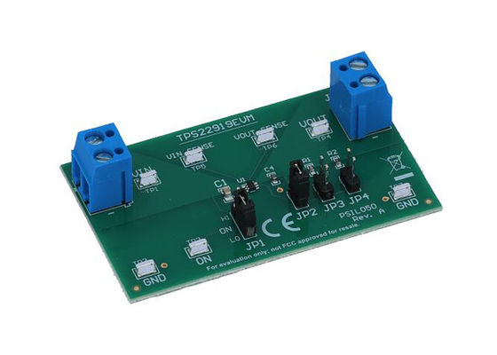 TPS22919EVM Embedded Solutions Evaluation Board 5.5V 1.5A Load Switch Evaluation Module