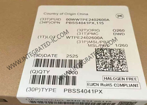 PBSS4041PX 60V 5A Low VCEsat PNP BJT Transistor Integrated Circuit Chip in SOT89 Package