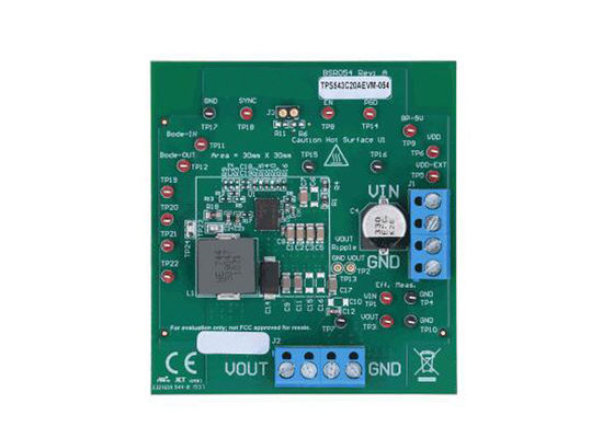 TPS543C20AEVM-054 Embedded Solutions 40A Synchronous SWIFT Buck Converter Evaluation Board