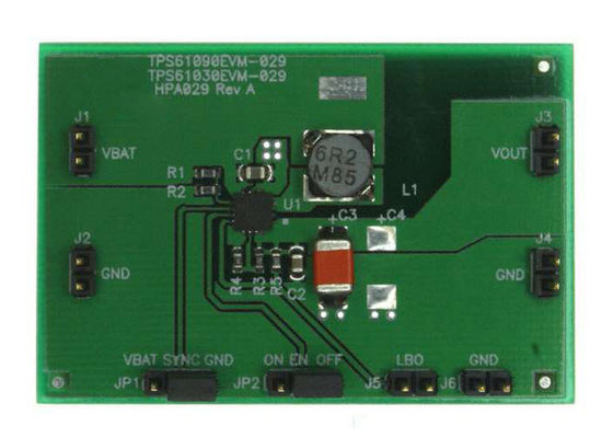 TPS61090EVM-029 Embedded Solutions 500mA 1.8V To 5.5V Step-Up Converter Evaluation Board