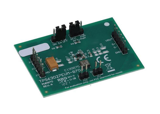 TPS63027EVM-870 Embedded Solutions TPS63027 Buck Boost Converter Evaluation Module