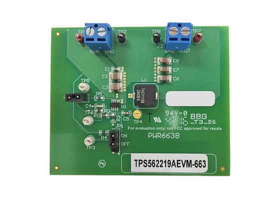 TPS562219AEVM-663 Embedded Solutions D-CAP2 Synchronous Step Down Converter Evaluation Board