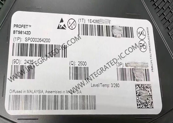 BTS6142D Integrated Circuit Chip 1-Channel 12mΩ Smart High-Side Power Switch with 7 A Output Current