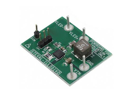 STEVAL-ILL051V2 Embedded Solutions LED2000 3A LED Driver Evaluation Board