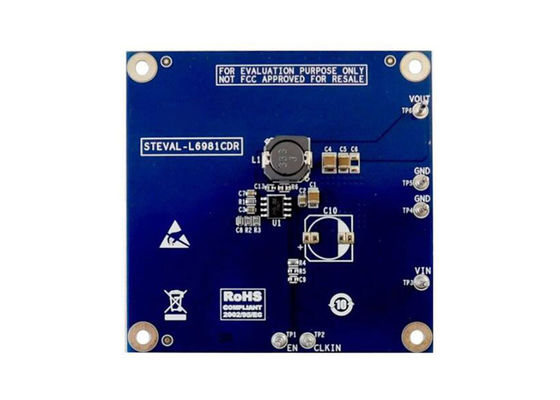 STEVAL-L6981CDR Embedded Solutions L6981CDR Synchronous Step Down Regulator Evaluation Board