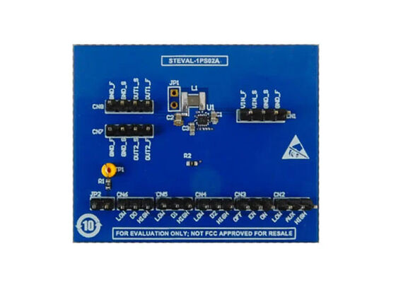 STEVAL-1PS02A Embedded Solutions 400mA DC/DC Synchronous Step Down Converter Evaluation Board
