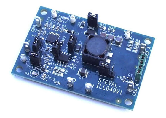 STEVAL-ILL049V1 Embedded Solutions 350mA 40V Non-Isolated Output LED Driver Evaluation Board