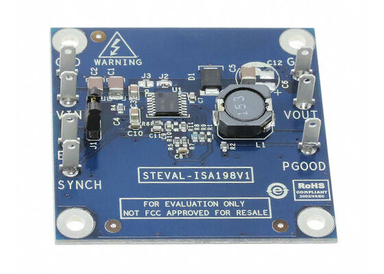 STEVAL-ISA198V1 Embedded Solutions 2A Step Down DC-DC Switching Regulator Evaluation Board