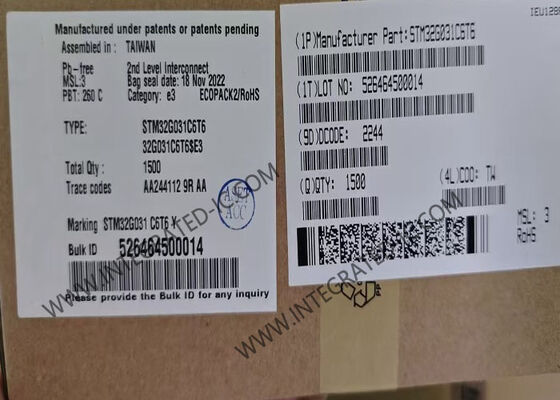 STM32G031C6T6 Microcontroller MCU 32Bit Single Core Microcontrollers Chip