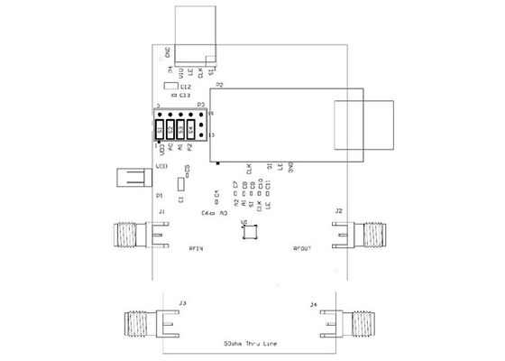 RFSA3713PCK-410 Embedded Solutions 5MHz To 6000MHz Digital Step Attenuator Evaluation Board