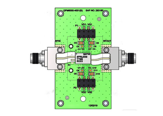 QPM6000EVB Embedded Solutions 8GHz to 14GHz X-Band Dual Channel Limiter Evaluation Board