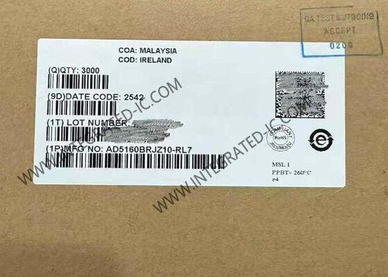 AD5160BRJZ10 Digital Potentiometer Integrated Circuit Chip with 256 Position 10 kOhms Resistance and SPI Compatible Interface