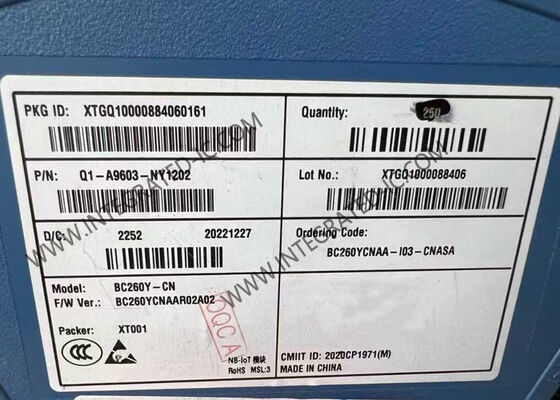 BC260YCNAA-I03-CNASA Wireless Communication Module LTE Cat NB2 with LCC Package and Ultra-Low Power Consumption