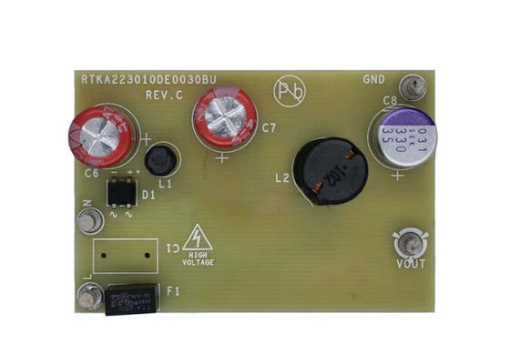 RTKA223010DE0030BU Embedded Solutions Ultra-Low Standby Power AC/DC Buck Regulator Evaluation Board