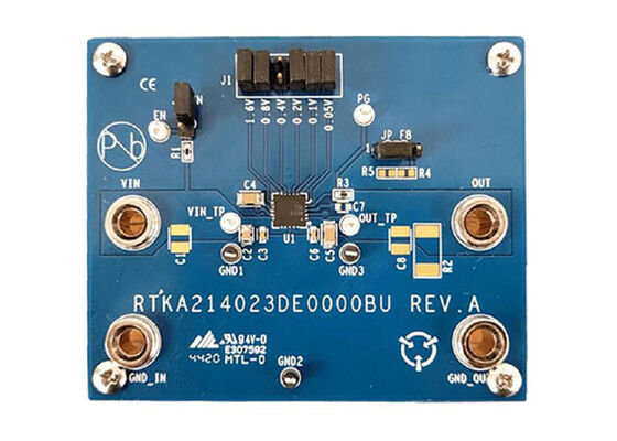 RTKA214023DE0000BU Embedded Solutions RAA214023 5.5V 2A Low Noise LDO Evaluation Board