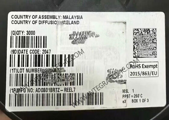 ADG801BRTZ Integrated Circuit Chip CMOS SPST Switch with 0.4Ω On Resistance 1.8V to 5.5V Supply and Automotive Temperature Range