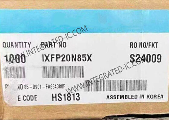IXFP20N85X 850V X-Class HiPerFET™ N-Channel Power MOSFET Transistor with 20A Continuous Drain Current and 540W Power Dissipation