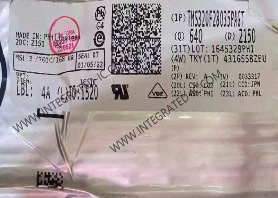 TMS320F28035PAGT Microcontroller MCU 32-Bit 60MHz C28x Piccolo with 128 kB Flash Memory