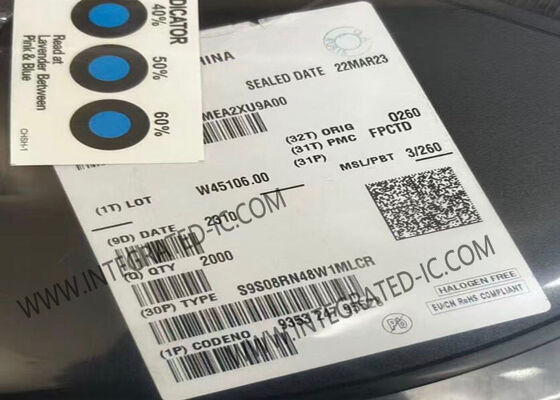 S9S08RN48W1MLCR 8-Bit S08 Microcontroller MCU with 20MHz Speed 48KB Flash Memory in LQFP32 Package