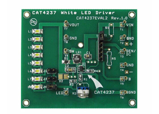 CAT4237BGEVB Embedded Solutions CAT4237 Dimmable LED Driver Evaluation Board