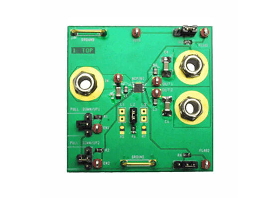 NCP383LMUAJAGEVB Embedded Solutions Power Distribution Switch Power Management Evaluation Board