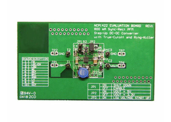 NCP1422GEVB Embedded Solutions 1V To 5V Non-Isolated Output DC/DC Step Up Evaluation Board